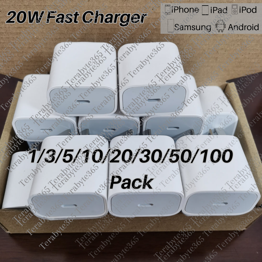 Wholesale 20W Type USB-C Fast Charger Adapter for Iphone 15 14 13 12 11 Pro Max