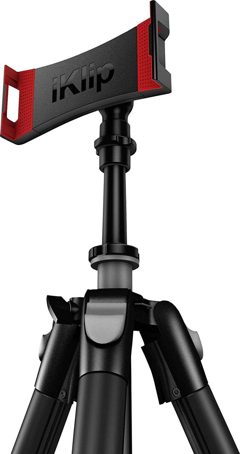 Iklip 3 Video Universal Ipad, Tablet Tripod Mount with 360 Degree Swivel, Soft-Touch Rubber Grip, Easy Insertion and Rotation and Rugged Thermoplastic Design, Fits Any 7”-12. 1” Tablet