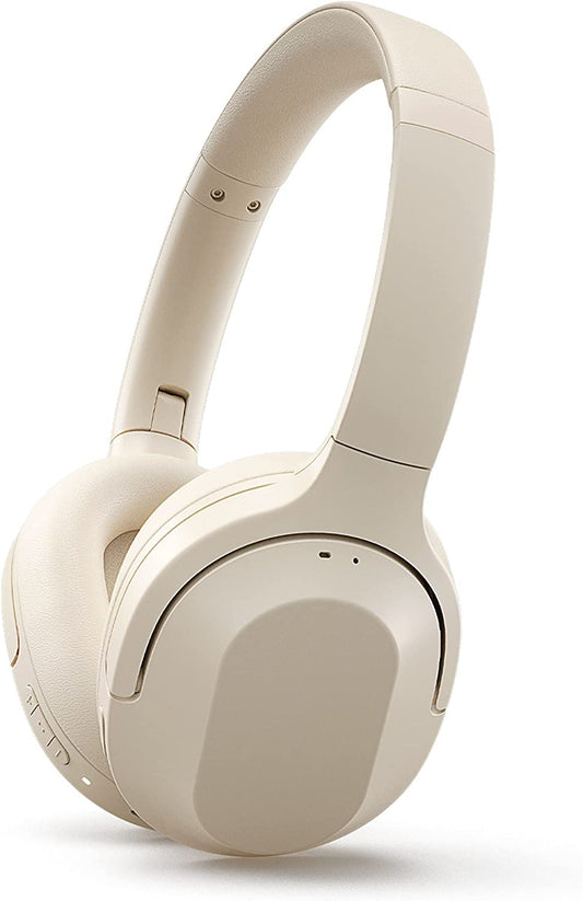 Core ANC Active Noise Cancelling Headphones - Cloud - over Ear Head Phones W/Built-In Microphones - Wireless & Bluetooth + Detachable 3.5Mm Wired - USB-C Charging Cable - 30 Hour Battery