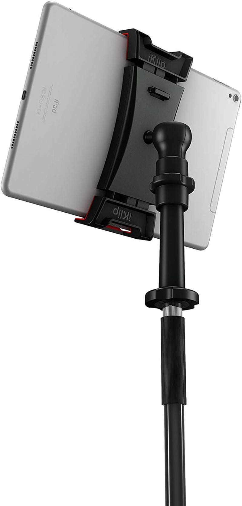 Iklip 3 Video Universal Ipad, Tablet Tripod Mount with 360 Degree Swivel, Soft-Touch Rubber Grip, Easy Insertion and Rotation and Rugged Thermoplastic Design, Fits Any 7”-12. 1” Tablet